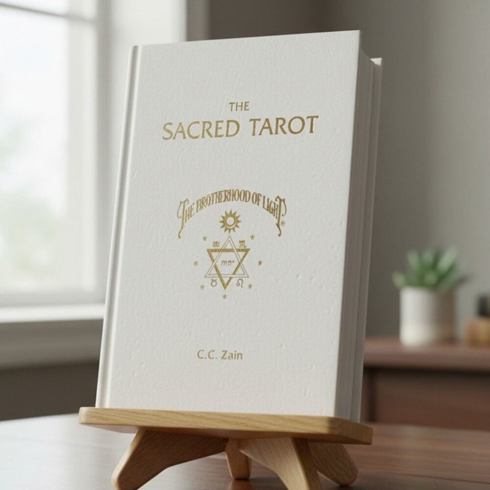 The Sacred Tarot C.C. Zain Brotherhood of Light HC 2005 Occult Kabala